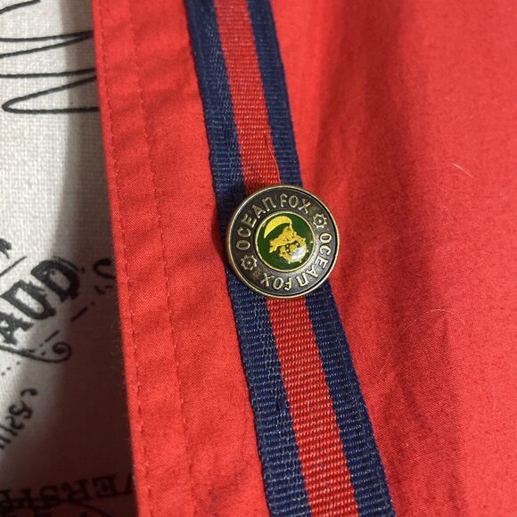 Fox Run Women Jacket Red Long Trench Cotton Fall Winter Coat - Picture 6 of 13